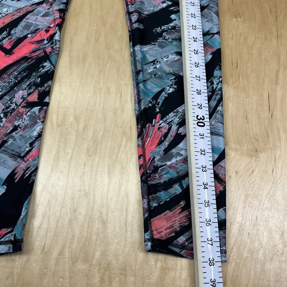 Fabletics Women’s Large Abstract Print Athletic Leggings Yoga Gym Running Pants - Picture 4 of 9